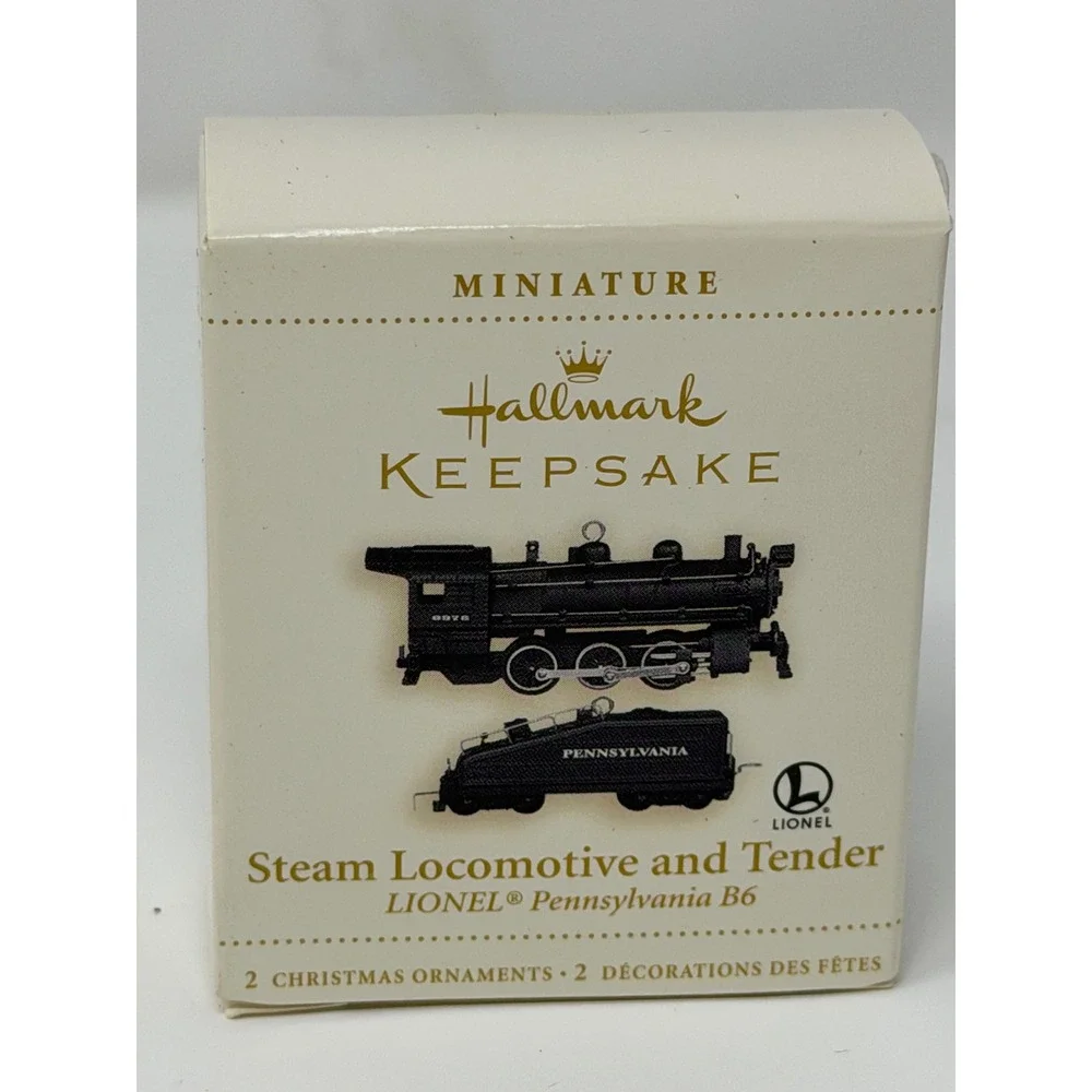 Hallmark Keepsake Miniature Lionel Pennsylvania B6 Steam Locomotive Tender